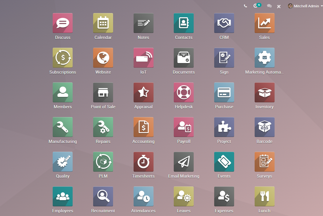 Odoo Dashboard