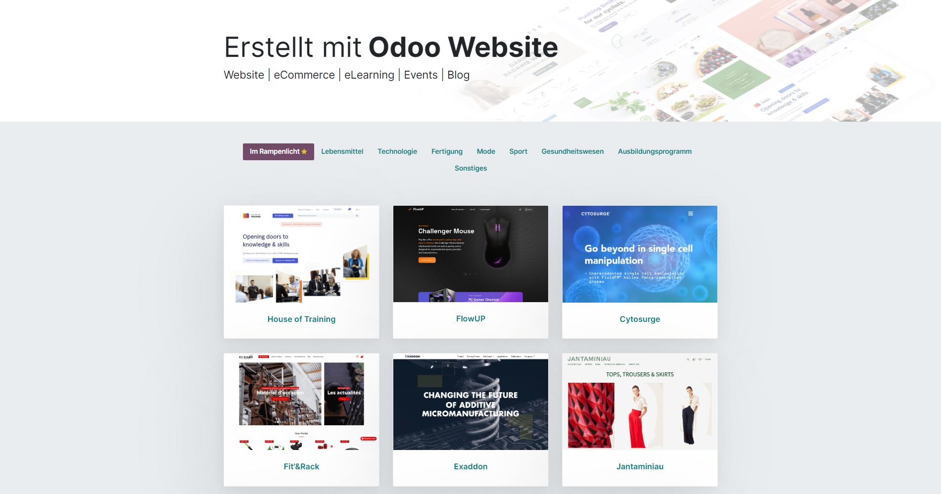 Odoo • A picture with a caption