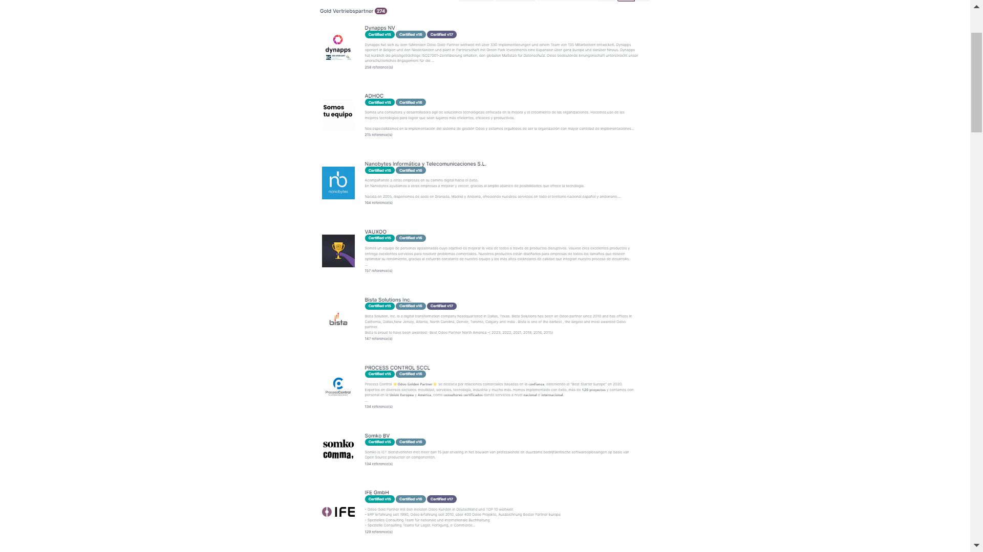 Odoo Experience