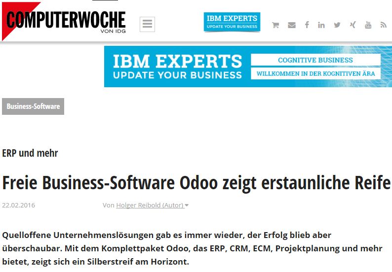 Odoo • A picture with a caption